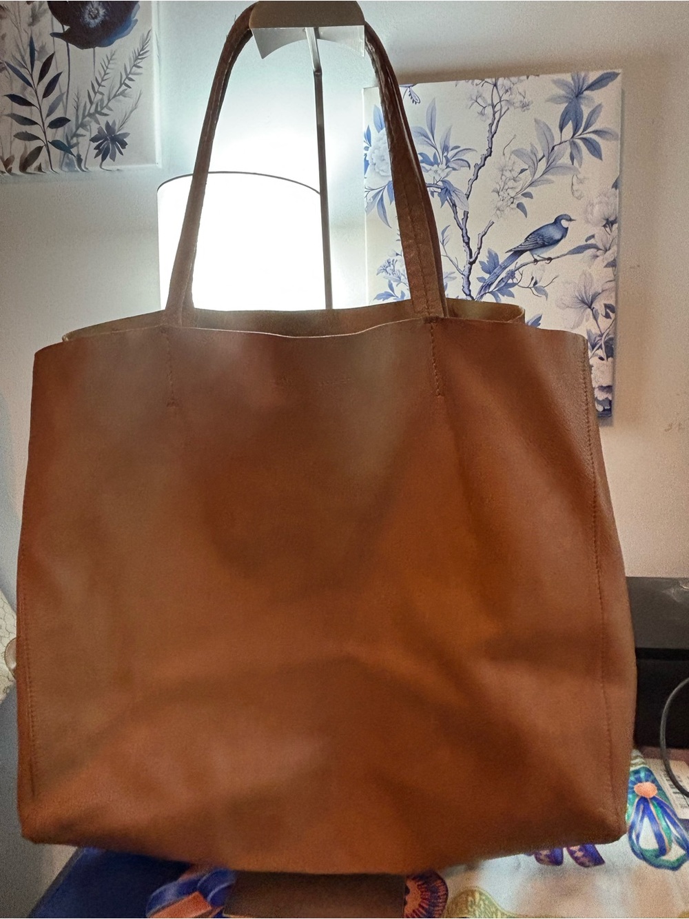 Celine Horizontal Cabas Leather Tote - Tan - Phoebe Philo Era (Rare Silhouette)